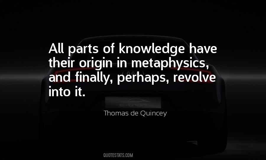 Thomas De Quincey Quotes #850151