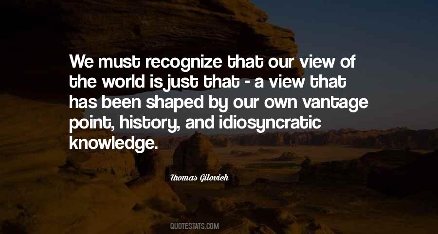 Thomas Gilovich Quotes #1100929