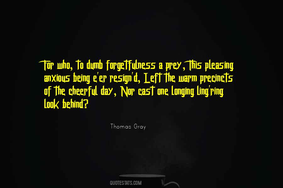 Thomas Gray Quotes #63429