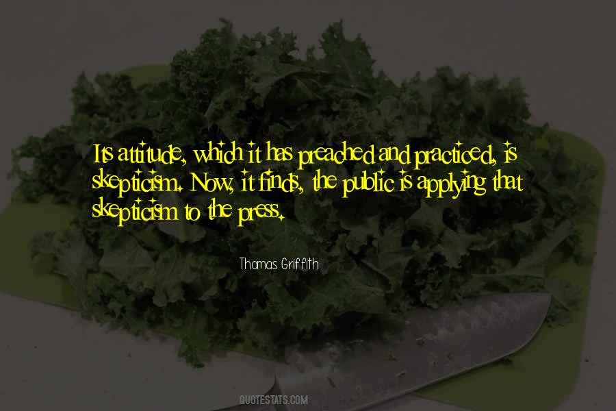 Thomas Griffith Quotes #1545801