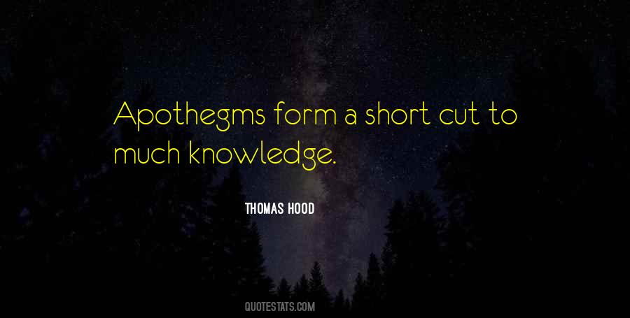 Thomas Hood Quotes #1318994