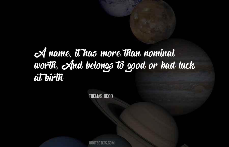 Thomas Hood Quotes #1797187