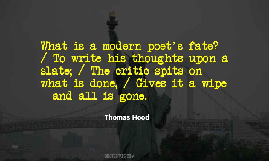 Thomas Hood Quotes #316780