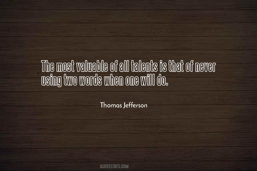 Thomas Jefferson Quotes #170239