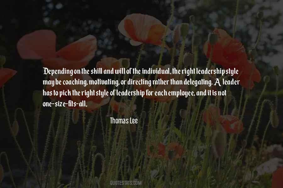 Thomas Lee Quotes #1064280