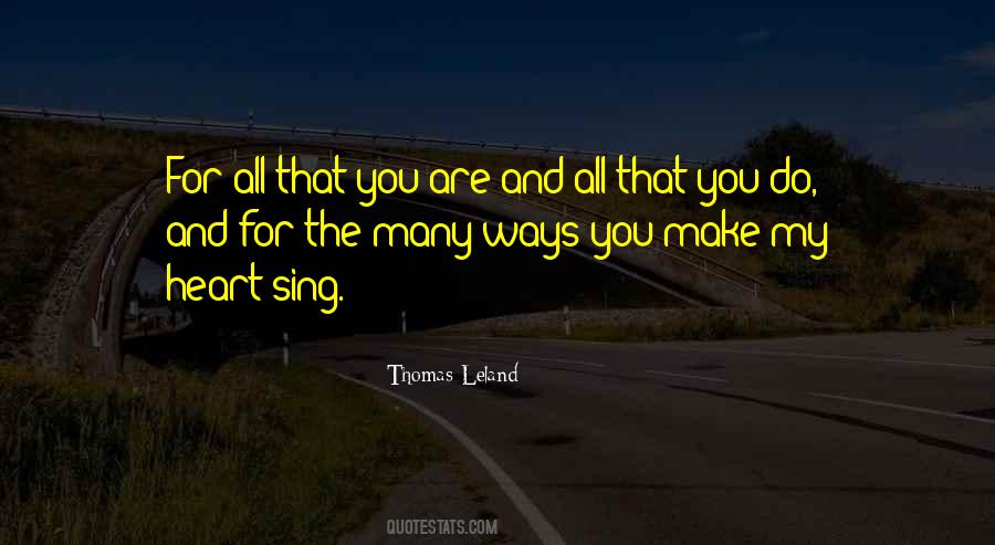 Thomas Leland Quotes #1791953