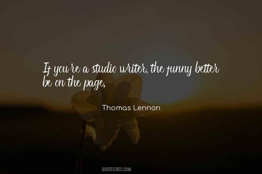 Thomas Lennon Quotes #803754