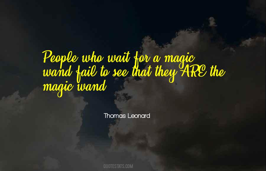 Thomas Leonard Quotes #1240402
