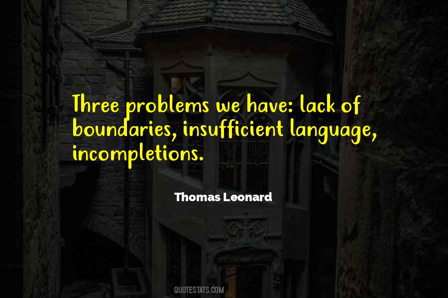 Thomas Leonard Quotes #1730354
