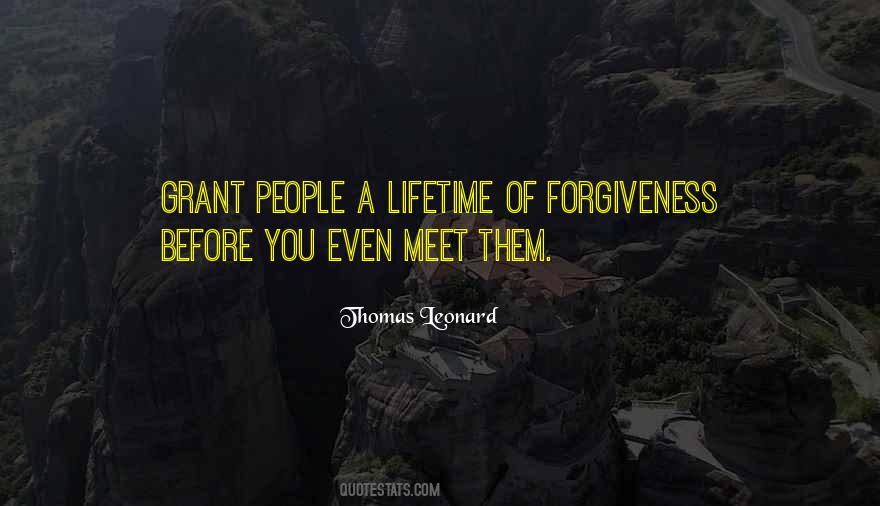 Thomas Leonard Quotes #1819644