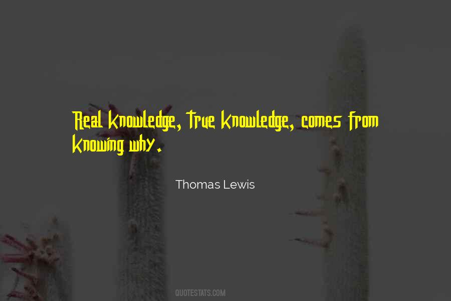 Thomas Lewis Quotes #564924