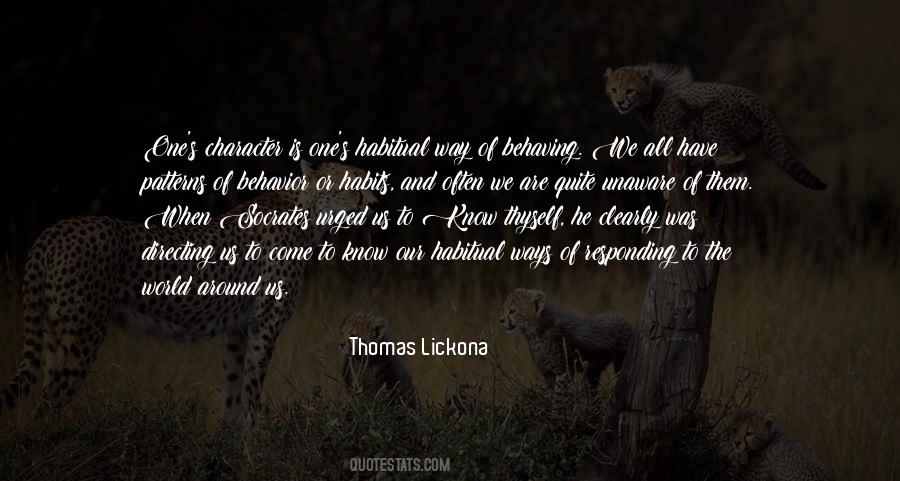 Thomas Lickona Quotes #184882