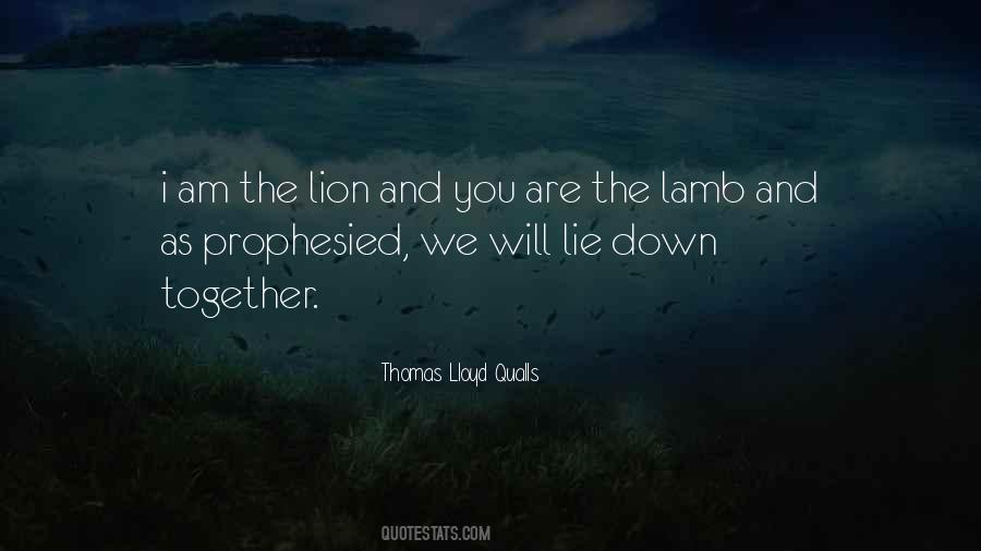 Thomas Lloyd Qualls Quotes #200336