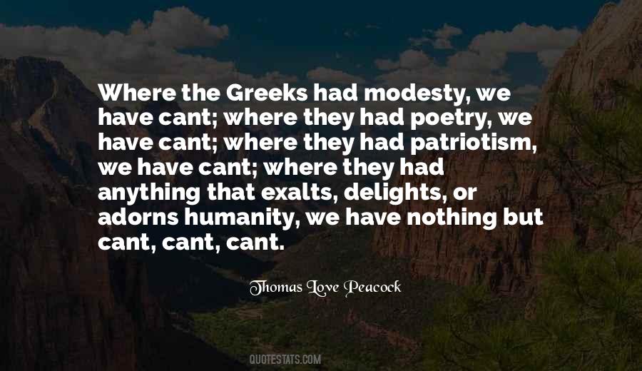 Thomas Love Peacock Quotes #968708