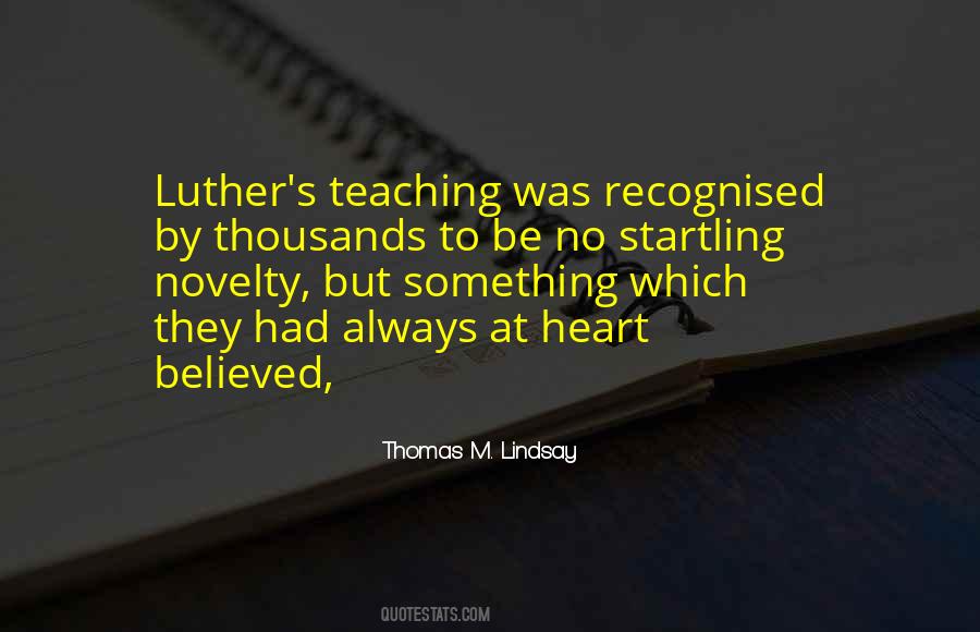 Thomas M. Lindsay Quotes #1698143