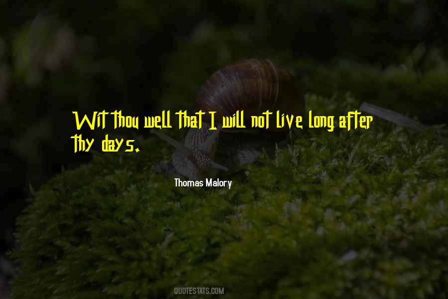 Thomas Malory Quotes #310367