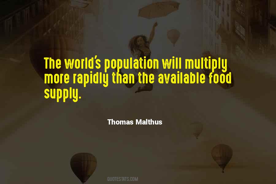 Thomas Malthus Quotes #1171686