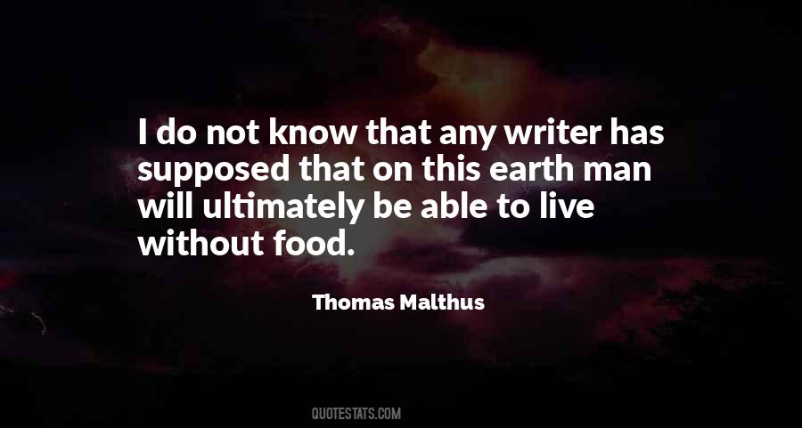 Thomas Malthus Quotes #556105