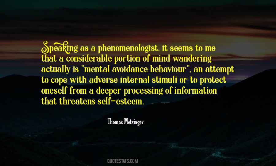 Thomas Metzinger Quotes #1244268