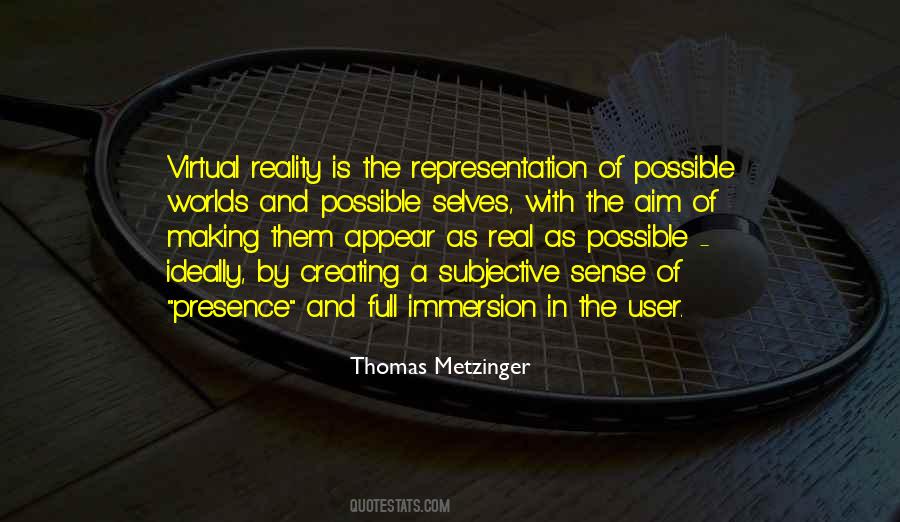 Thomas Metzinger Quotes #485102
