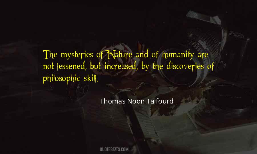 Thomas Noon Talfourd Quotes #1771395