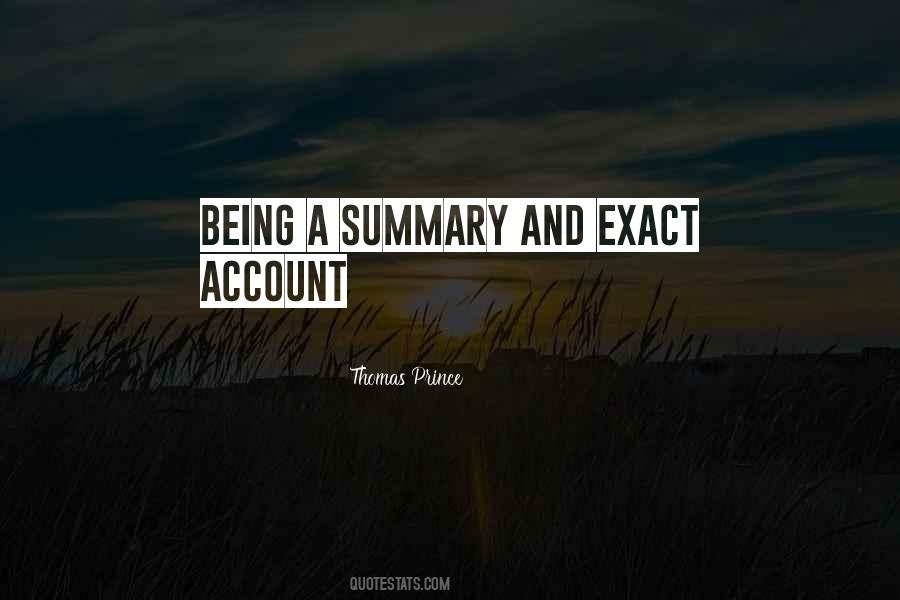 Thomas Prince Quotes #1422470