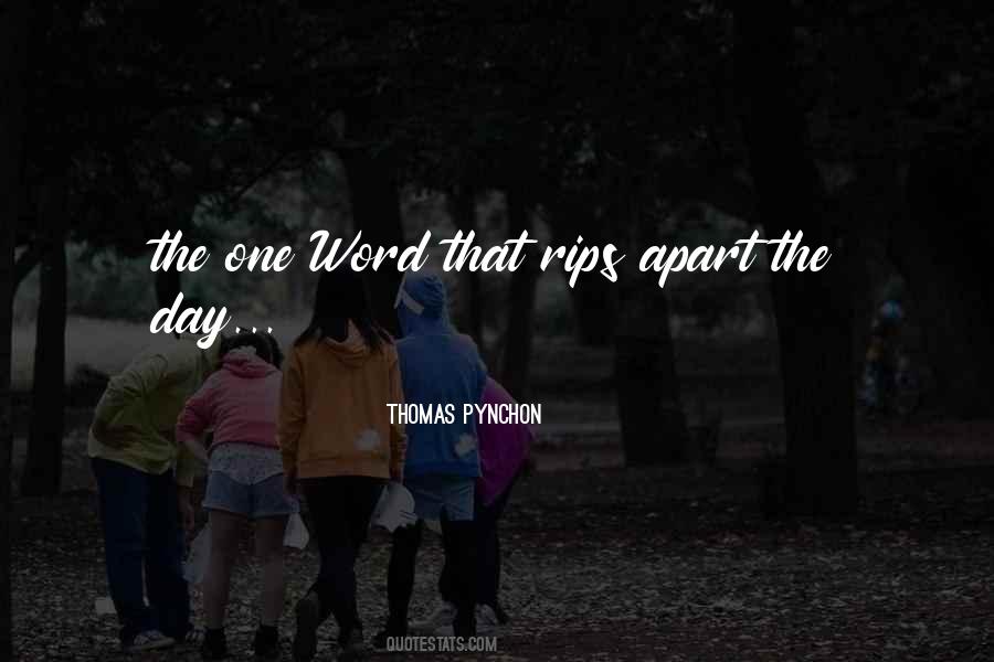 Thomas Pynchon Quotes #1139238