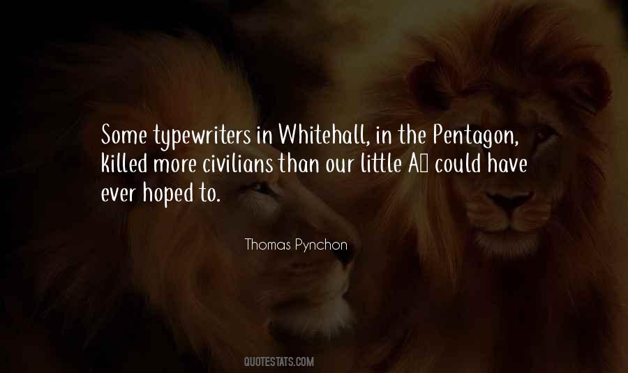 Thomas Pynchon Quotes #98124