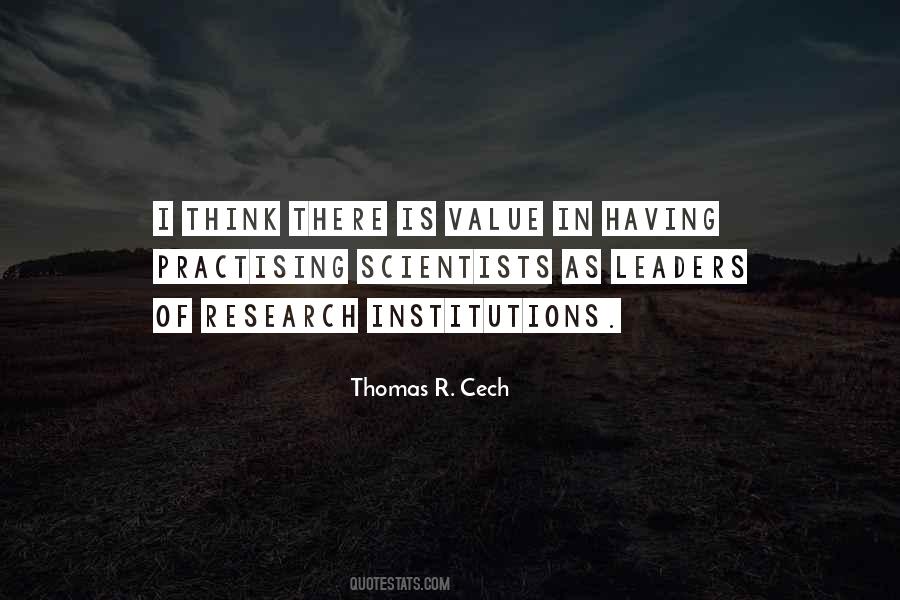 Thomas R. Cech Quotes #1873297