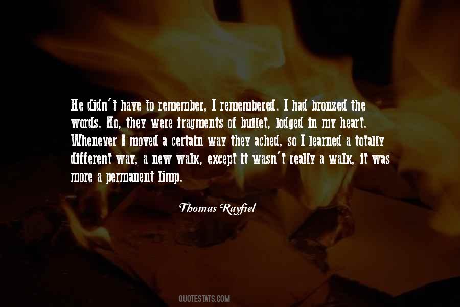 Thomas Rayfiel Quotes #1698174 Thomas Rayfiel Quotes #1698174