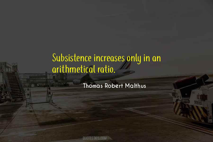 Thomas Robert Malthus Quotes #834247