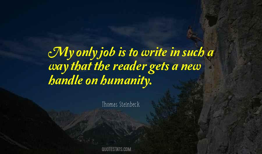 Thomas Steinbeck Quotes #301535