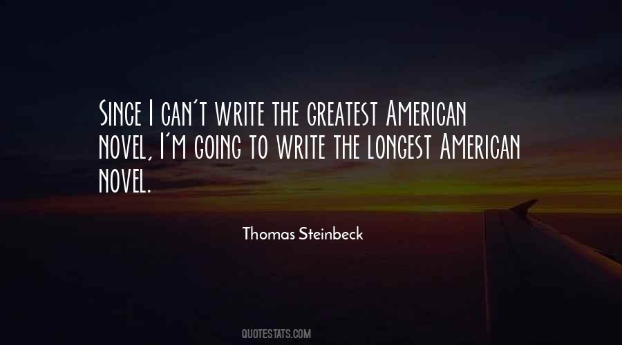Thomas Steinbeck Quotes #408754