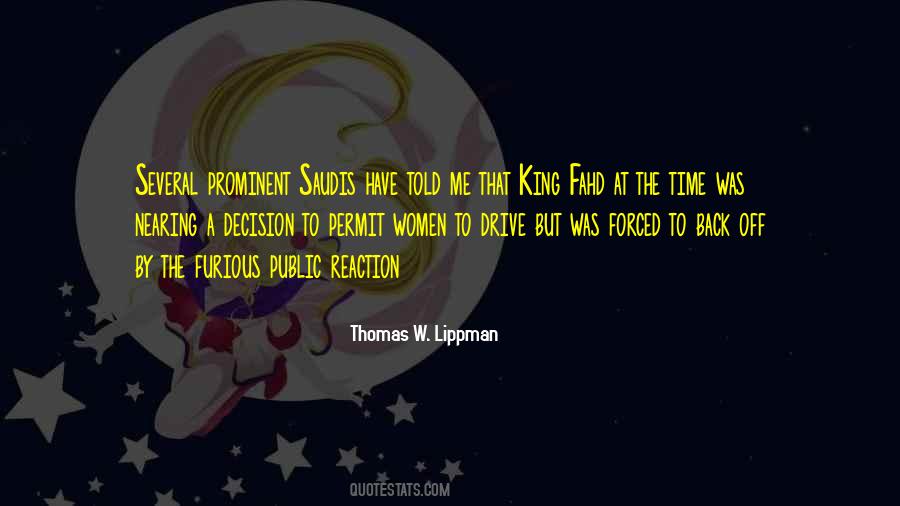 Thomas W. Lippman Quotes #58483