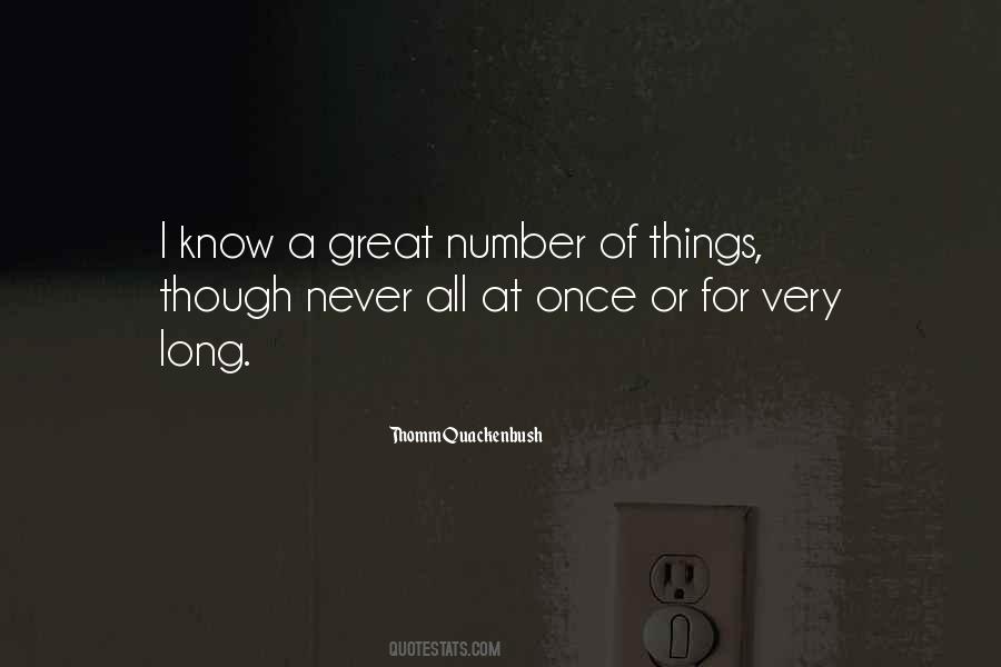 Thomm Quackenbush Quotes #1042240
