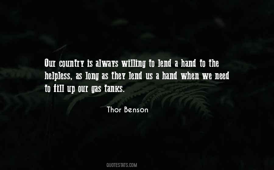 Thor Benson Quotes #1397985