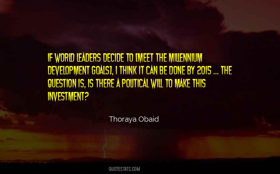 Thoraya Obaid Quotes #1878742