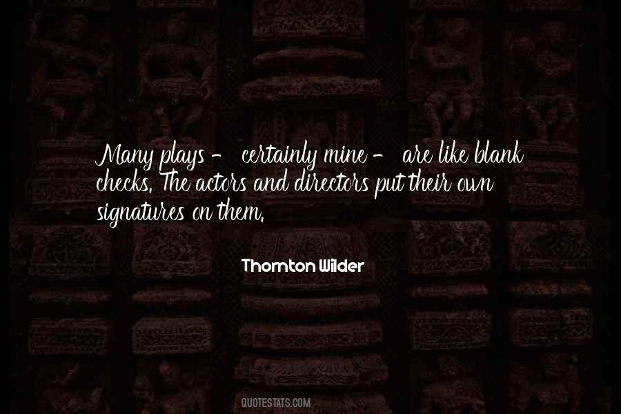 Thornton Wilder Quotes #1065311