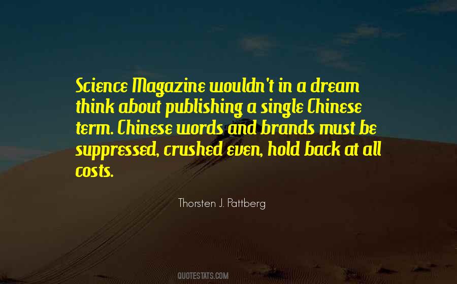 Thorsten J. Pattberg Quotes #160367