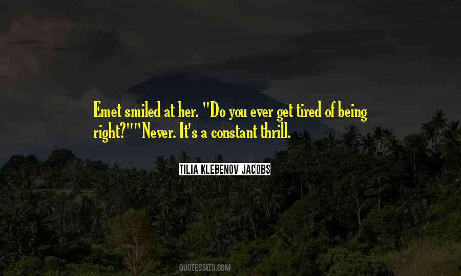 Tilia Klebenov Jacobs Quotes #1854872 Tilia Klebenov Jacobs Quotes #1854872