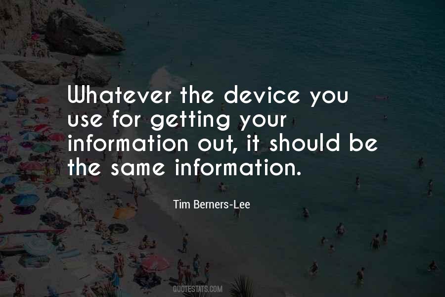Tim Berners-Lee Quotes #1279159