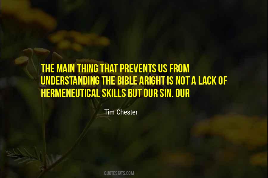 Tim Chester Quotes #758564