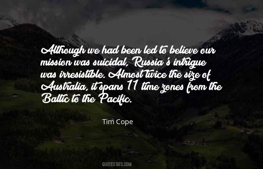 Tim Cope Quotes #992753