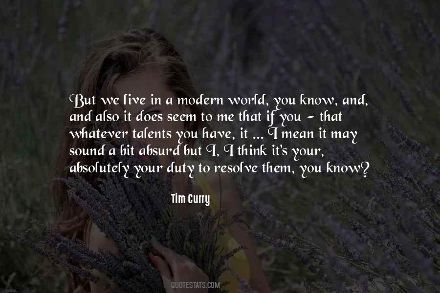 Tim Curry Quotes #452161