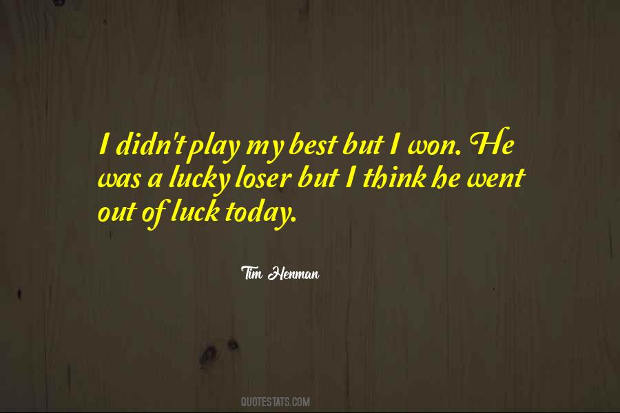 Tim Henman Quotes #1619054