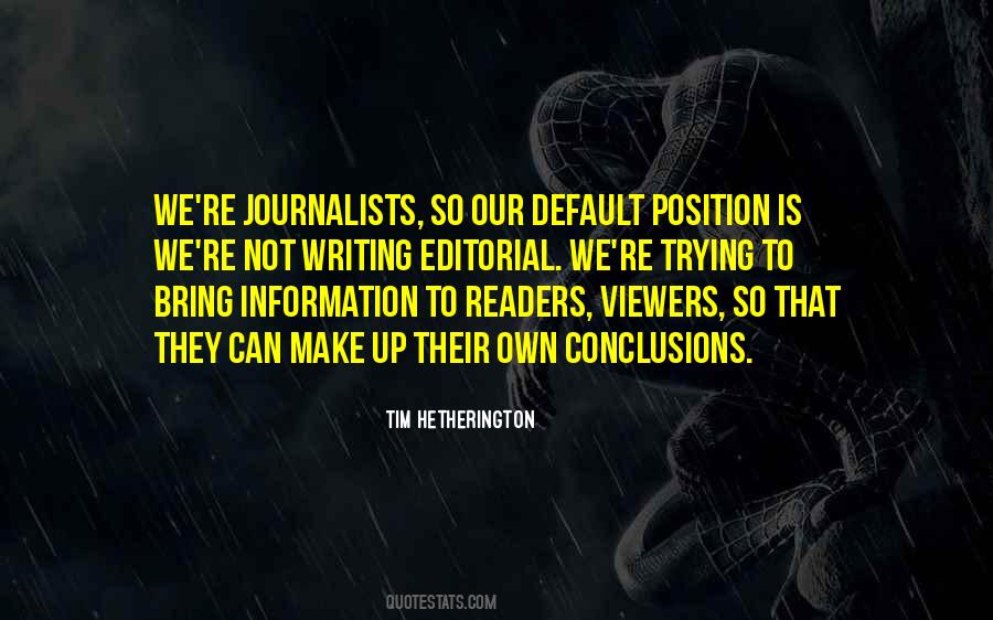 Tim Hetherington Quotes #858341 Tim Hetherington Quotes #858341