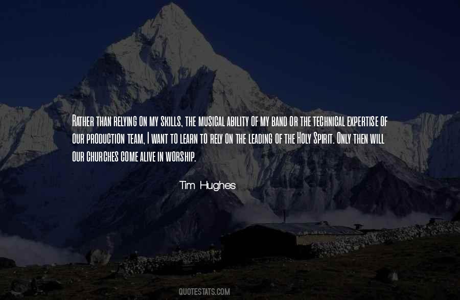 Tim Hughes Quotes #1504063