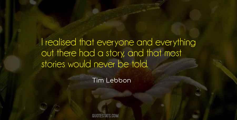 Tim Lebbon Quotes #383149