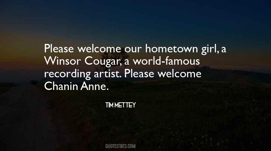 Tim Mettey Quotes #1368294 Tim Mettey Quotes #1368294