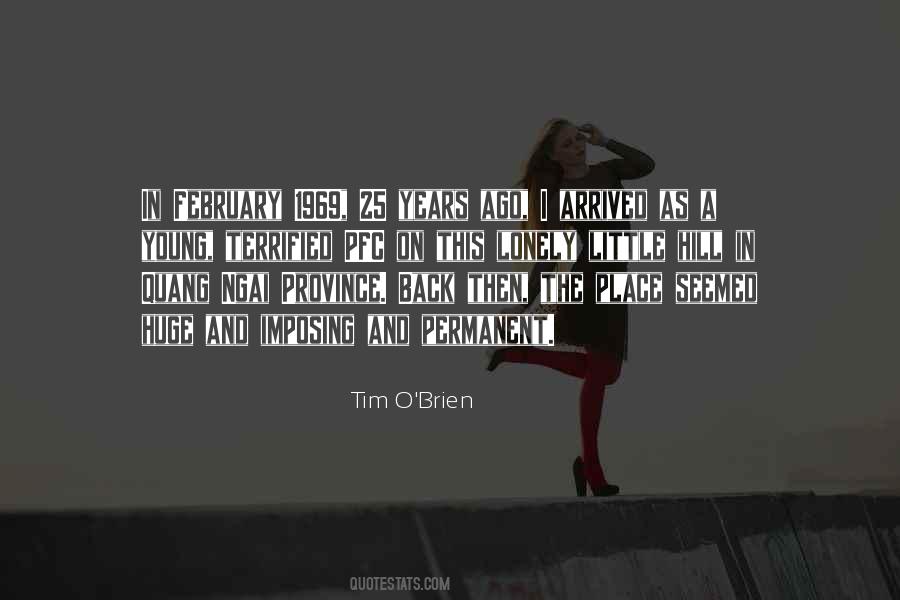 Tim O'Brien Quotes #1037775